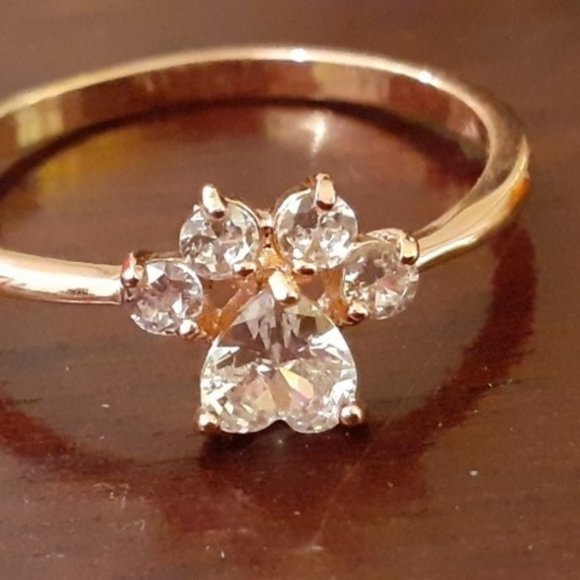 princess rose gold ring - Picture 3 of 3